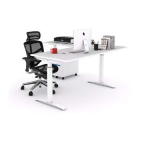 L-Shape adjustable height table height adjustable table office furniture