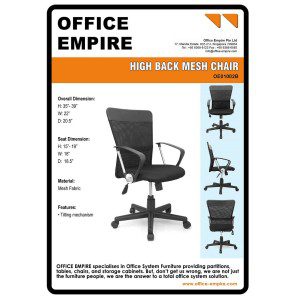 office furniture singapore office chairs singapore oe01002B