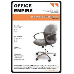 Office Conference Chair Singapore office furniture singapore office chairs singapore oe01012C