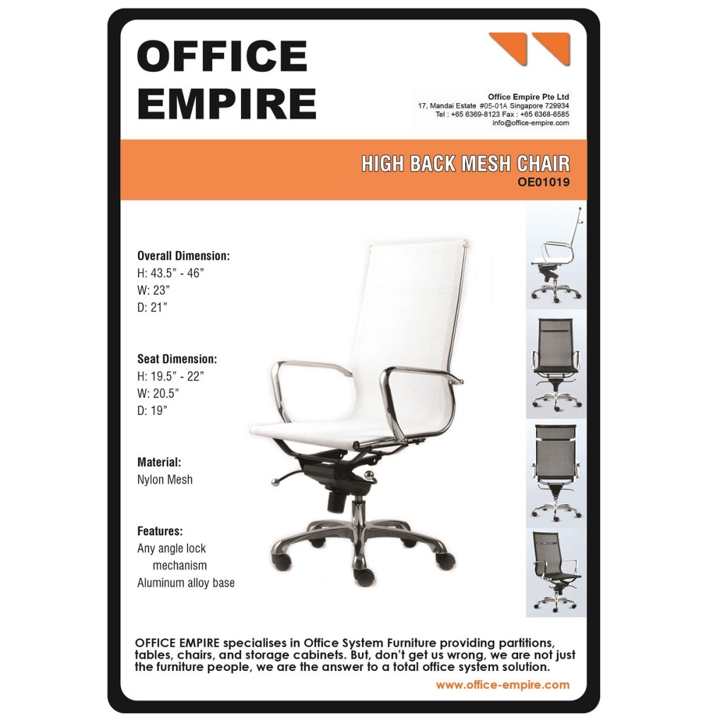 office furniture singapore office chairs singapore oe01019