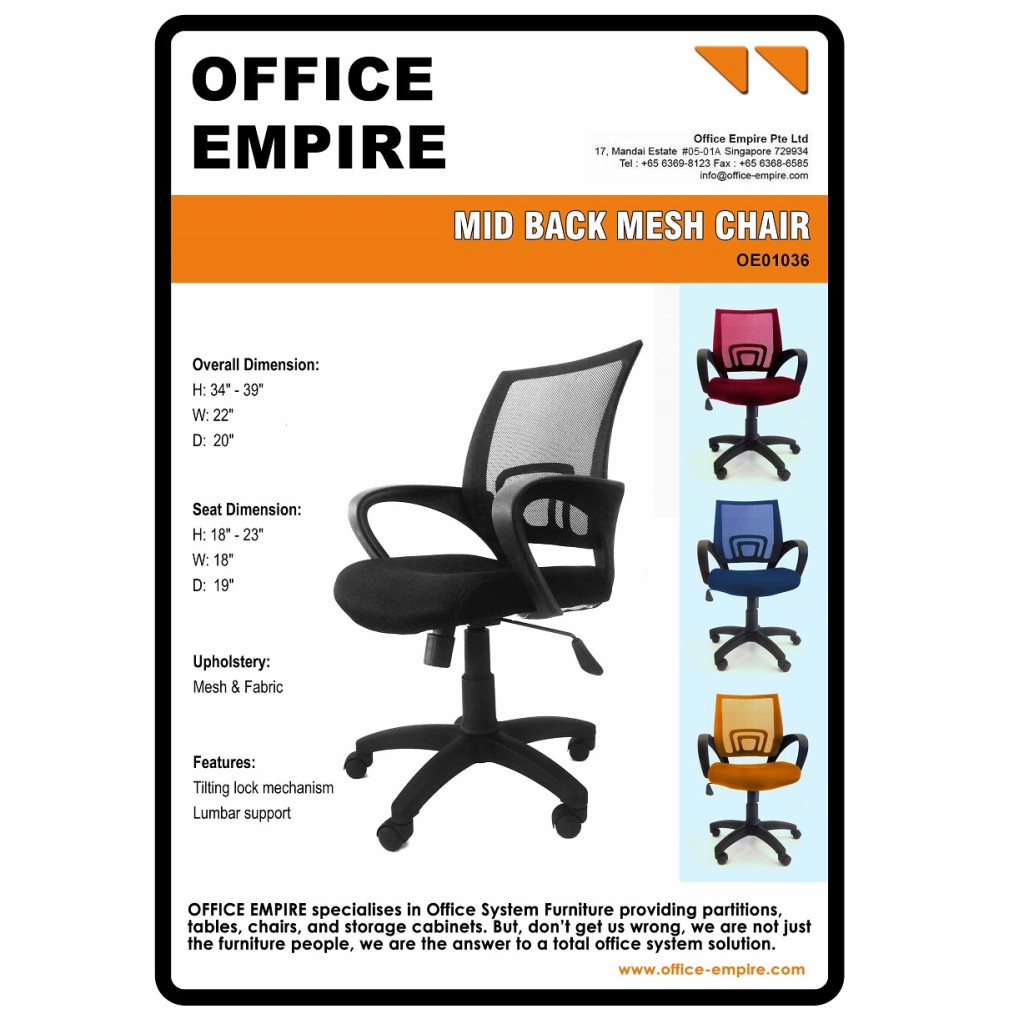 office furniture singapore office chairs singapore oe01036