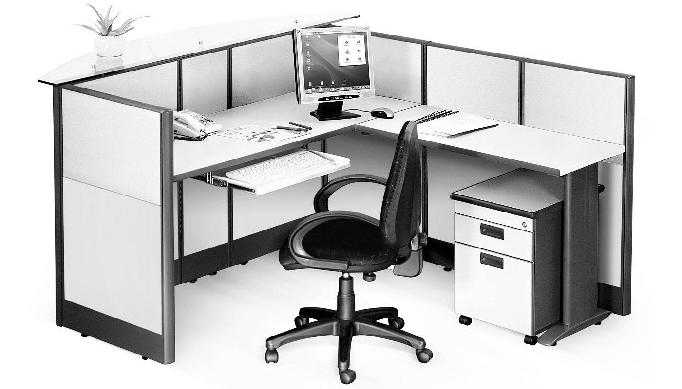 office furniture singapore office partition 28mm Office Cubicle 40 (2)
