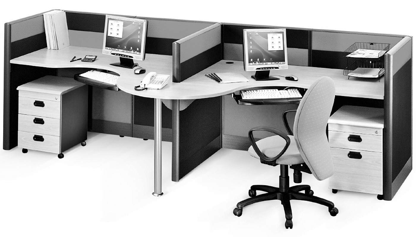 office furniture singapore office partition 28mm Office Cubicle 40 (2)