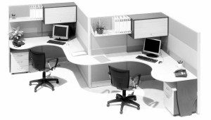 office furniture singapore office partition 28mm Office Cubicle 53 (2)