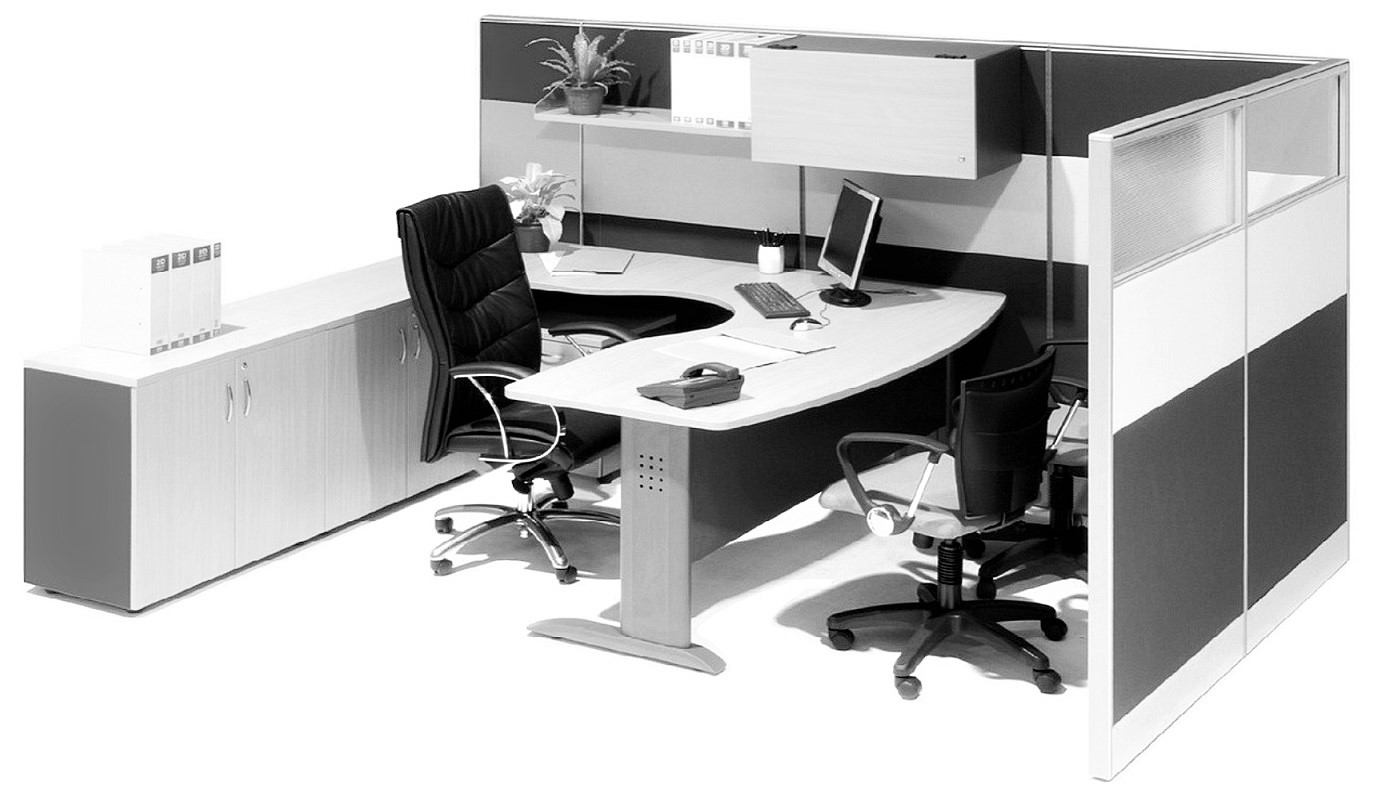 office furniture singapore office partition 28mm Office Cubicle 55 (2)