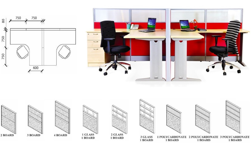 Wood Office Furniture office furniture singapore office partition workstation desk singapore 2