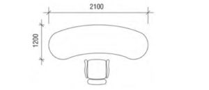 office furniture singapore Bean Shape 1