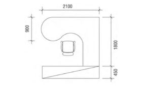 office furniture singapore Execituve P-Shape 1