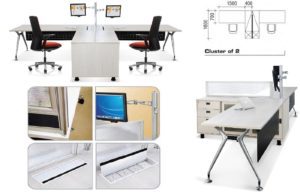 Manager Office Desk Set office furniture singapore office partition 28mm Office Cubicle 12