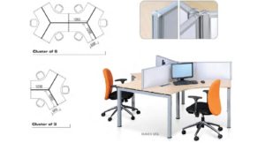 office furniture singapore office partition 28mm Office Cubicle 14