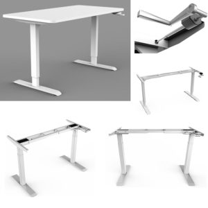 Manual Crank adjustable height table height adjustable table office furniture 1