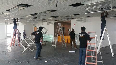 Office Electrical Contractor Services Office Renovation Singapore