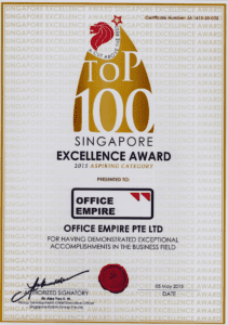 office renovation singapore singapore excellence award - big
