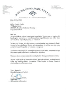 office renovation singapore best reliable commercial office renovation contractor singapore review testimonials - Hosoda (Singapore) Pte Ltd