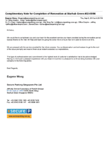 office renovation singapore best reliable commercial office renovation contractor singapore review testimonials - Secure Parking Singapore Pte Ltd