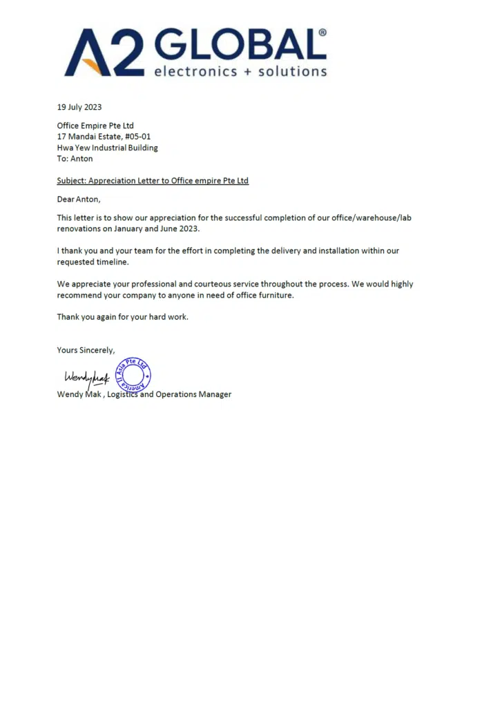 office-renovation-singapore-best-reliable-commercial-office-renovation-contractor-singapore-review-testimonials-America II Asia Pte Ltd