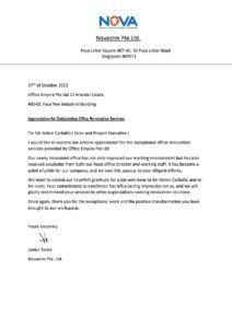 office-renovation-singapore-best-reliable-commercial-office-renovation-contractor-singapore-review-testimonials-Novascm Pte Ltd