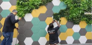 PET Panels PET Acoustic Panel Soundproof Sound Absorbing Insulation polyethylene terephthalate panel 1 PET Panel installation during office renovation Singapore