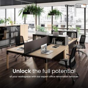 office partition Singapore modular office system furniture office renovation office interior designer 1