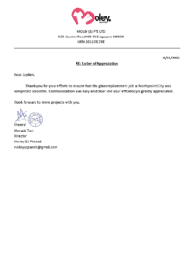 office-renovation-singapore-best-reliable-commercial-office-renovation-contractor-singapore-review-testimonials-Moley (S) Pte Ltd_1