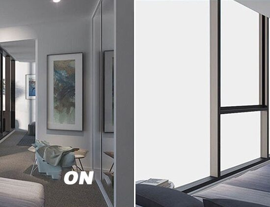 smart film singapore supplier seller contractor switchable film PDLC film privacy film switchable window film